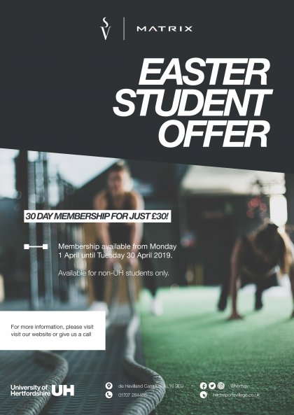 Non UH Student Easter Membership