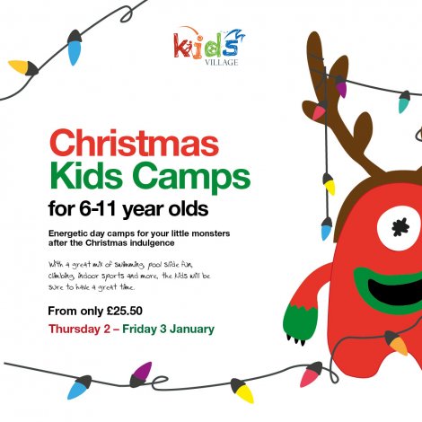 Christmas Kids Camps for 6-11 yr olds