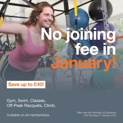 No Joining Fee this January!