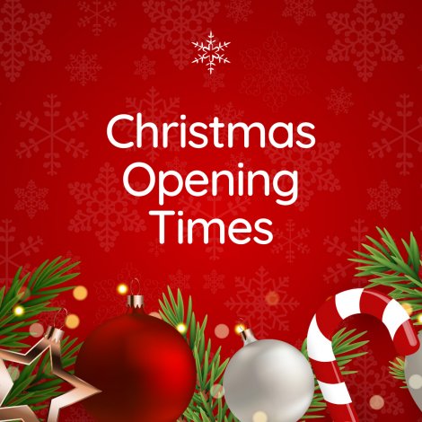 Christmas Opening Times