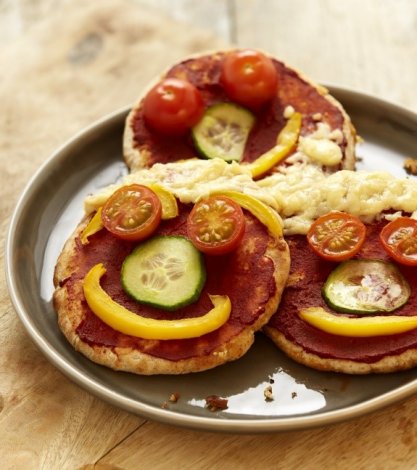 Fun Pizza Pitta Faces