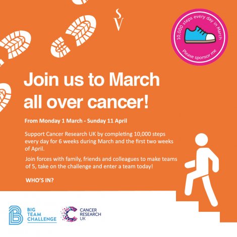 March All Over Cancer Steps Challenge