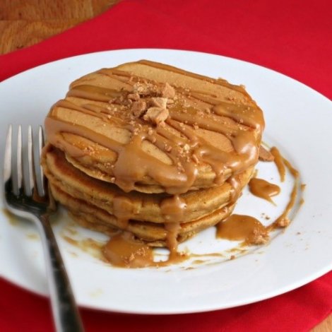 Delicious Lotus Biscoff American Pancakes