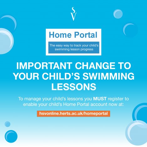 Home Portal - track your child's swimming lesson progress