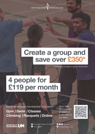 Save over £350 on a group membership!